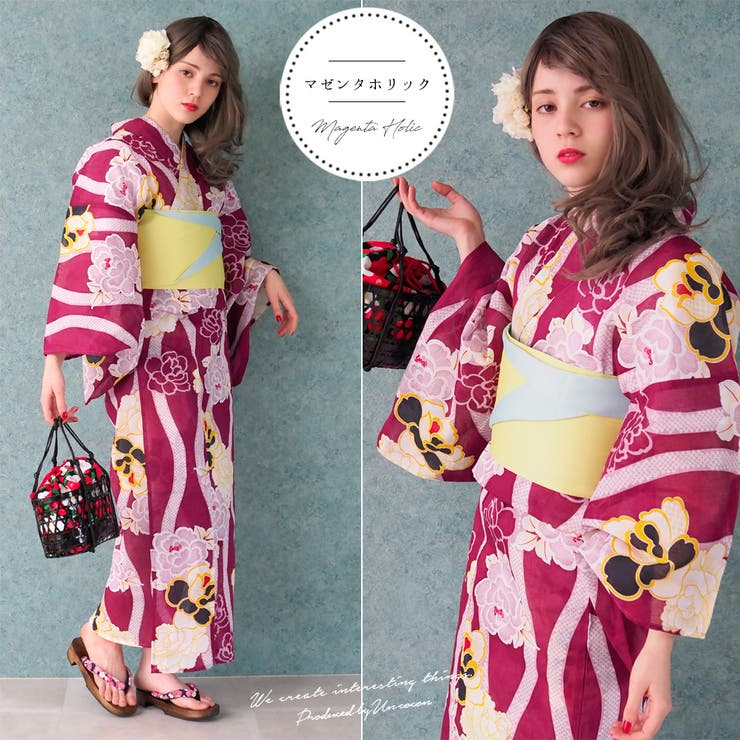 女性浴衣 レディース浴衣 浴衣[品番：NNCW0002557]｜Ainokajitsu