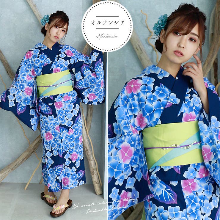 女性浴衣 レディース浴衣 浴衣[品番：NNCW0002723]｜Ainokajitsu