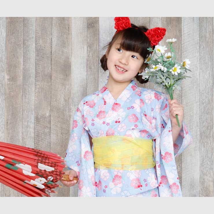 定率割引 往復 ワンピース浴衣 簡単着付け 3点セット[品番：NNCW0002808 ワンピース