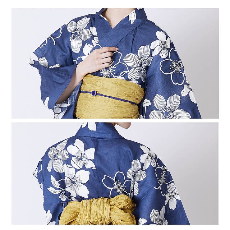 浴衣 単品 綿麻[品番：NNCW0004058]｜Ainokajitsu（アイノカジツ