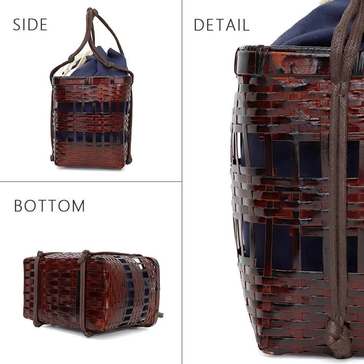 かごバッグ 籠バッグ 巾着 | Ainokajitsu | 詳細画像4 