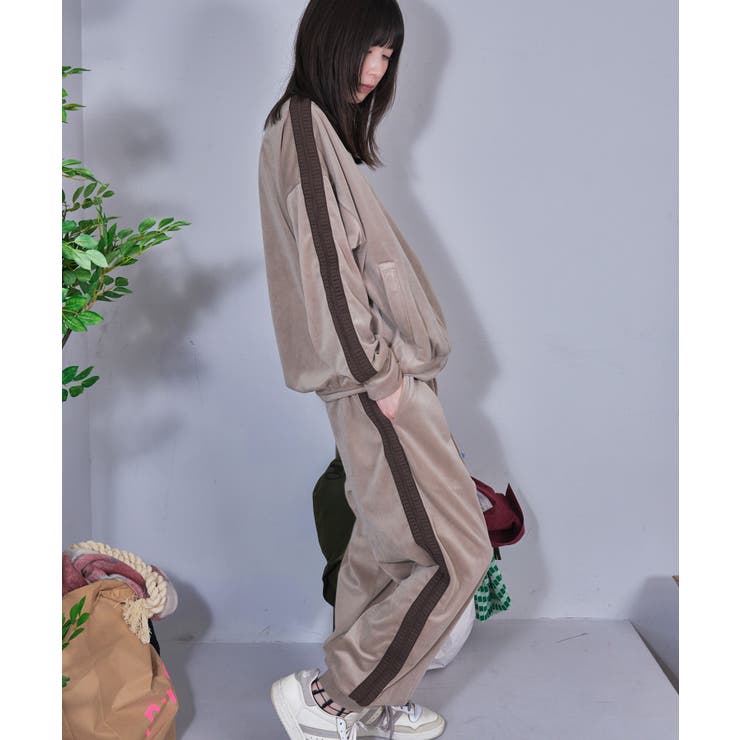 【Nora Lily】Wavy Line Track Pants | Nora Lily | 詳細画像6 