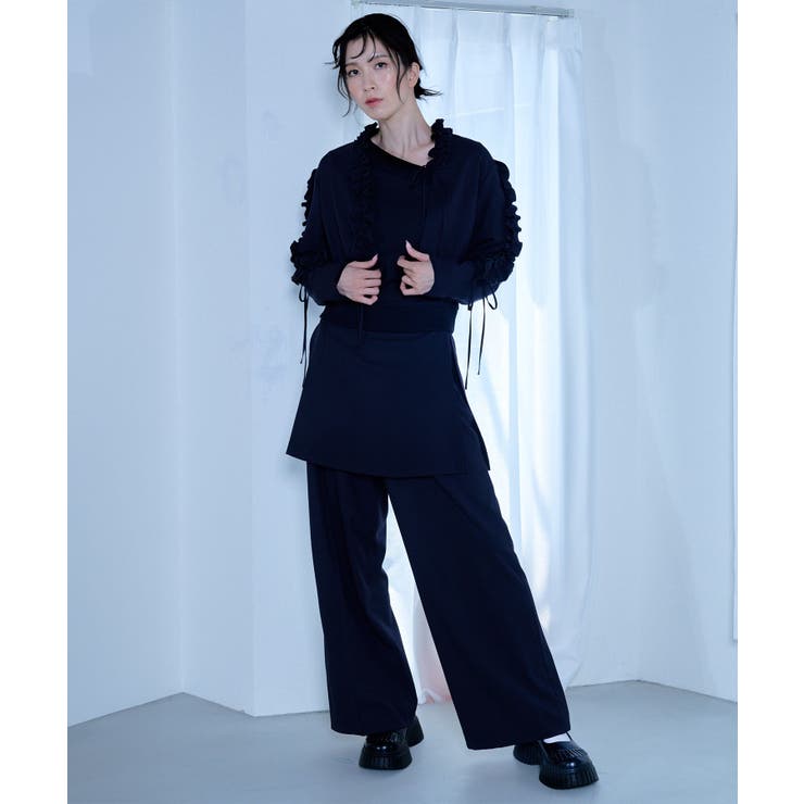 【Nora Lily】「elle」Wrap Skirt Pants | Nora Lily | 詳細画像4 