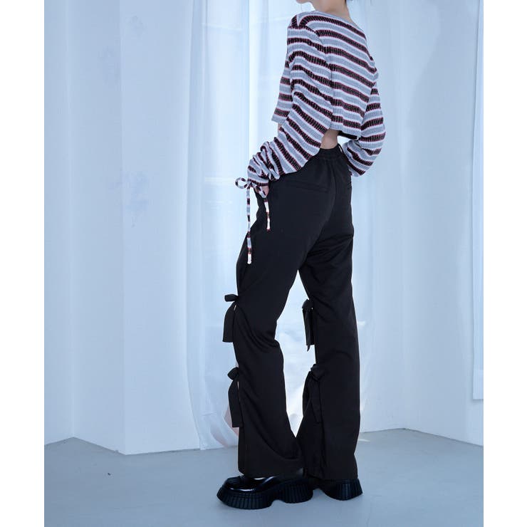 【Nora Lily】「elle」Ribbon Flare Pants | Nora Lily | 詳細画像11 