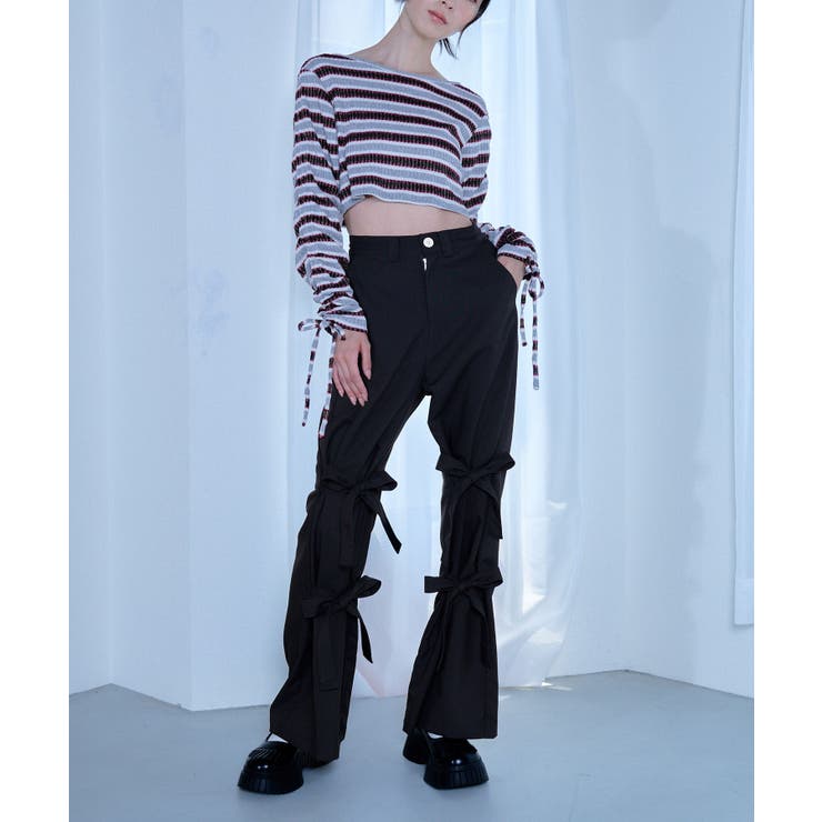 【Nora Lily】「elle」Ribbon Flare Pants | Nora Lily | 詳細画像13 