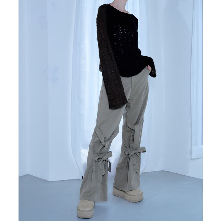 【Nora Lily】「elle」Ribbon Flare Pants | Nora Lily | 詳細画像18 