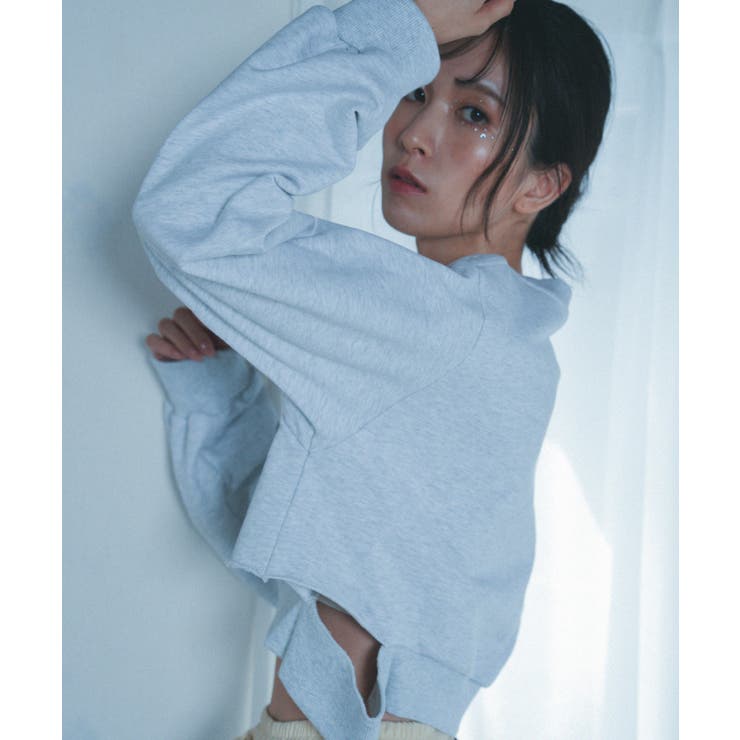 【Nora Lily】「elle」Slash Short SWEAT | Nora Lily | 詳細画像2 