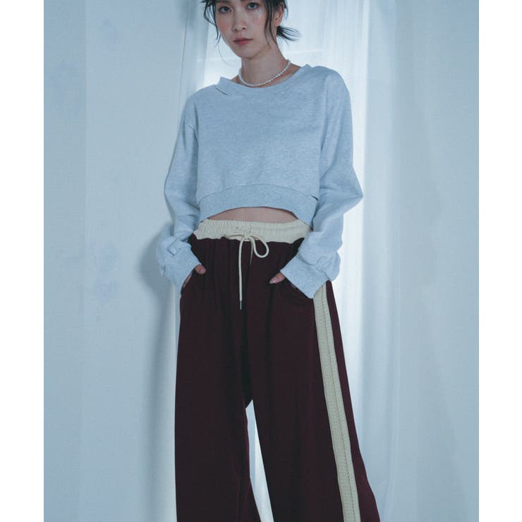 【Nora Lily】「elle」Slash Short SWEAT | Nora Lily | 詳細画像8 