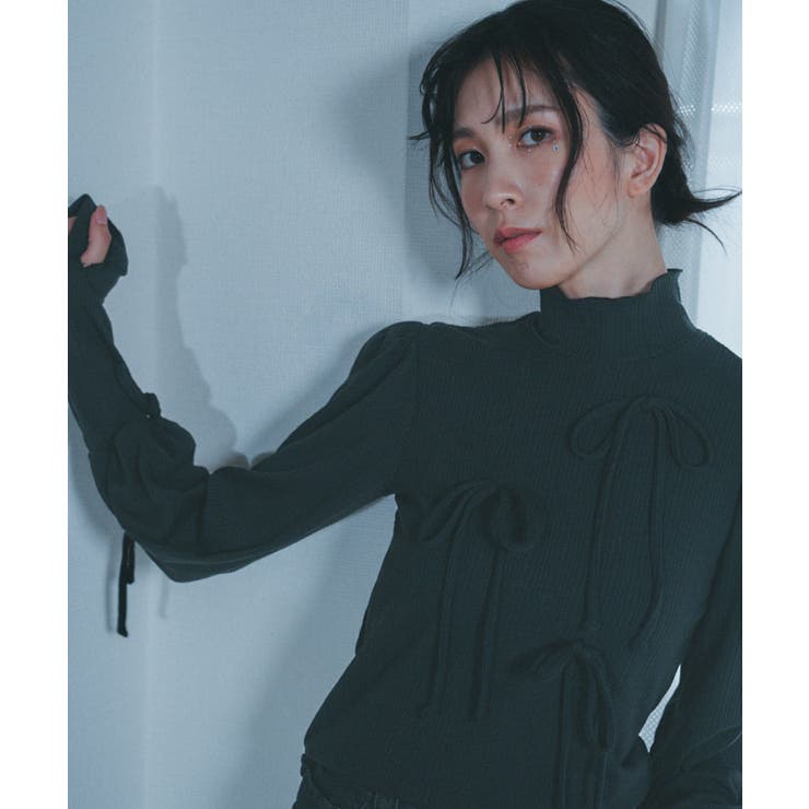 【Nora Lily】「elle」Ribbon Rib Top | Nora Lily | 詳細画像10 