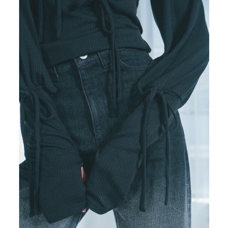 【Nora Lily】「elle」Ribbon Rib Top | Nora Lily | 詳細画像11 