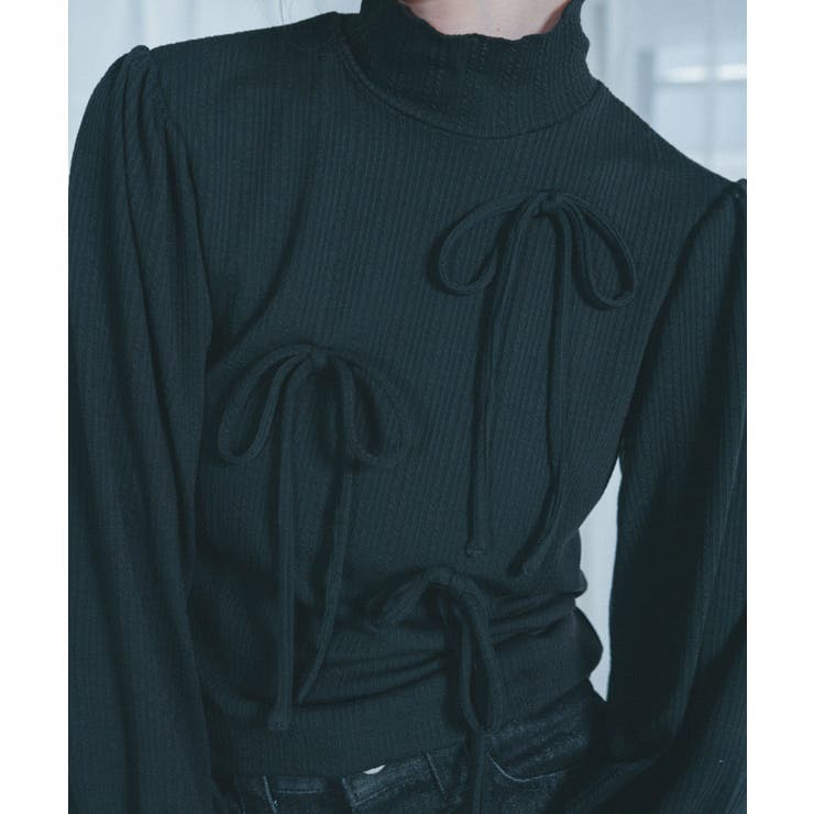 【Nora Lily】「elle」Ribbon Rib Top | Nora Lily | 詳細画像12 
