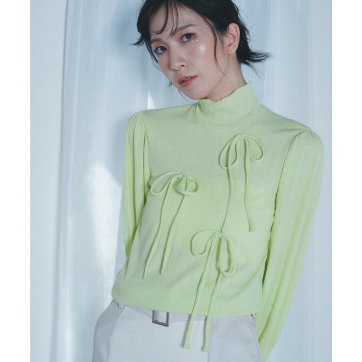 【Nora Lily】「elle」Ribbon Rib Top | Nora Lily | 詳細画像17 