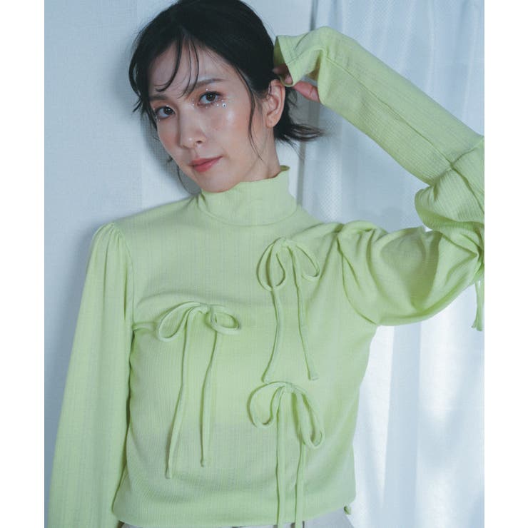 【Nora Lily】「elle」Ribbon Rib Top | Nora Lily | 詳細画像18 