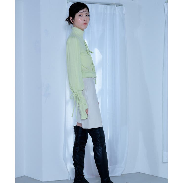 【Nora Lily】「elle」Ribbon Rib Top | Nora Lily | 詳細画像23 