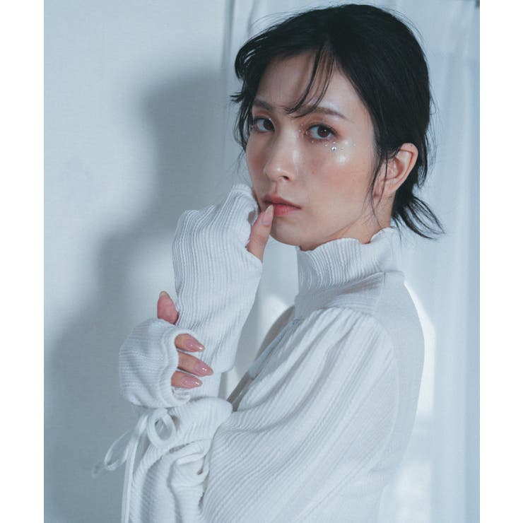 【Nora Lily】「elle」Ribbon Rib Top | Nora Lily | 詳細画像4 