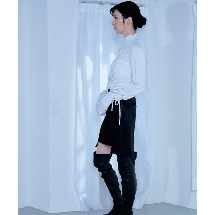 【Nora Lily】「elle」Ribbon Rib Top | Nora Lily | 詳細画像6 
