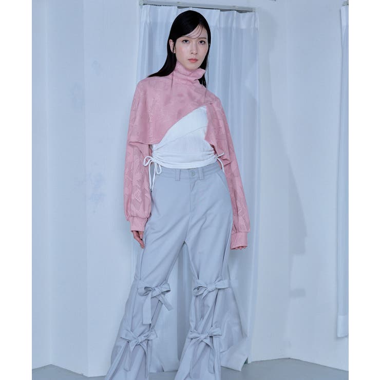 「elle」Asymmetry Hi Neck | Nora Lily | 詳細画像25 