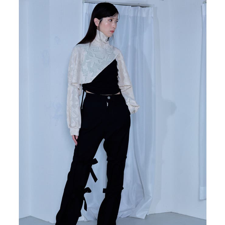 「elle」Asymmetry Hi Neck | Nora Lily | 詳細画像9 