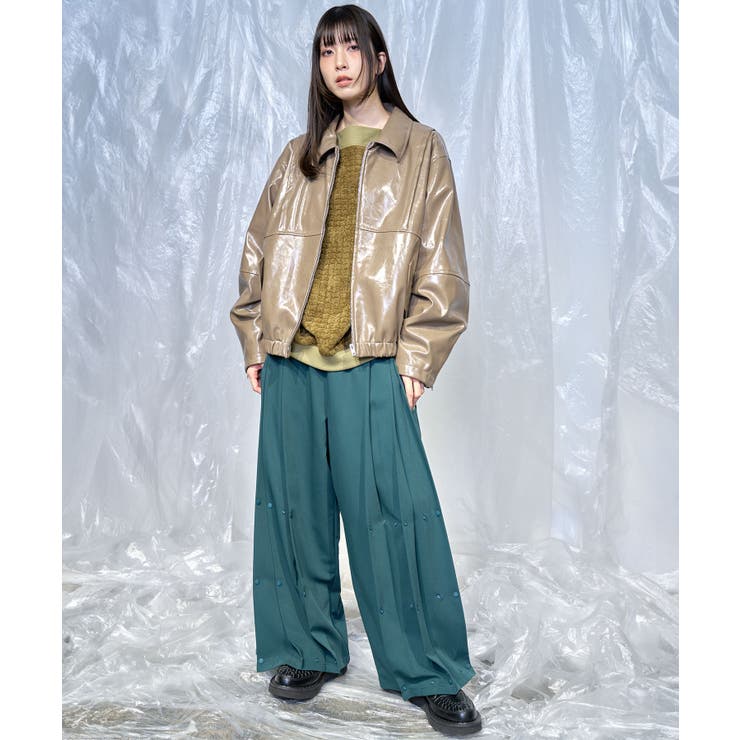 【Nora Lily】Tuck Tuck Wide Pants | Nora Lily | 詳細画像16 