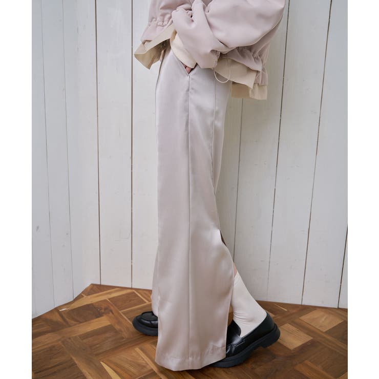 【Nora Lily】「elle」Slit Flare Pants | Nora Lily | 詳細画像2 