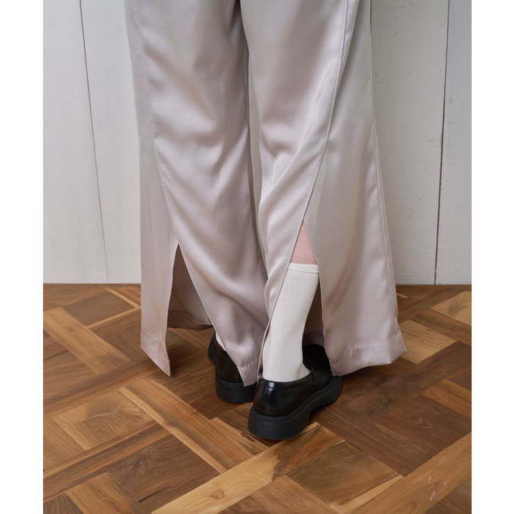【Nora Lily】「elle」Slit Flare Pants | Nora Lily | 詳細画像3 