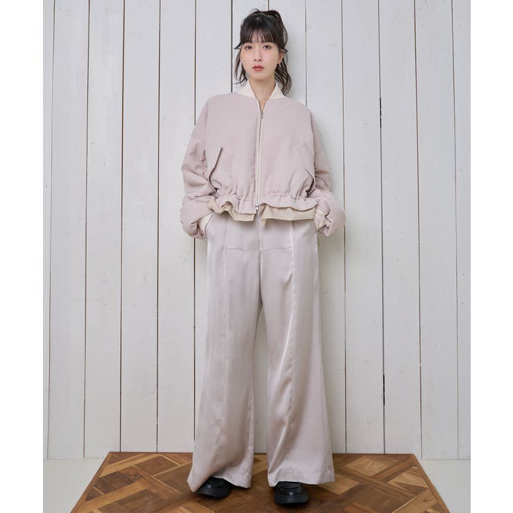 【Nora Lily】「elle」Slit Flare Pants | Nora Lily | 詳細画像4 