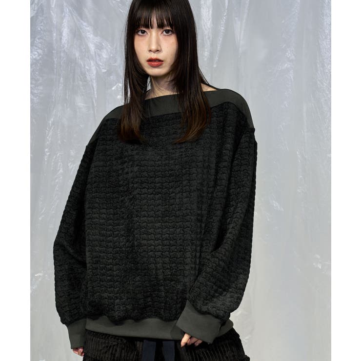 BLACK | 【Nora Lily】Fluffy Popping Tops | Nora Lily