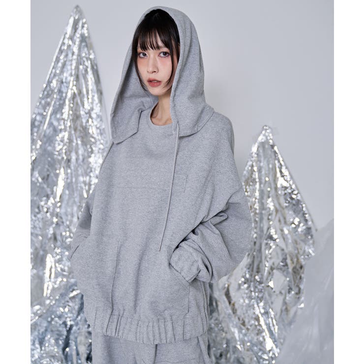 Heather GREY | Attached Hood 3D | Nora Lily