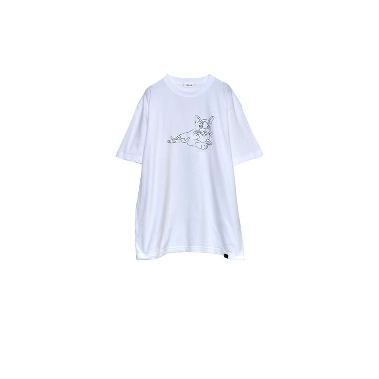 ホワイト | NORA Neko S/S Tee | Nora Lily