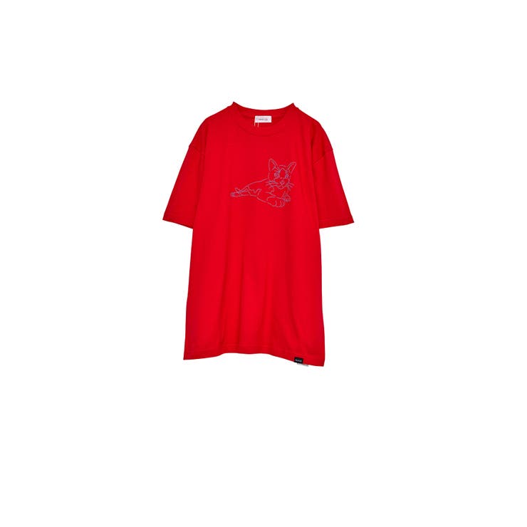 レッド | NORA Neko S/S Tee | Nora Lily