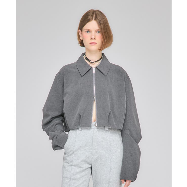 Tuck Egg Silhouette Blouson | Nora Lily | 詳細画像1 