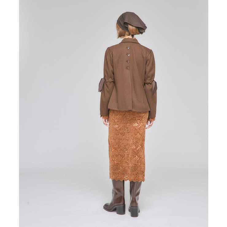 Back Design Tailored Jacket | Nora Lily | 詳細画像12 