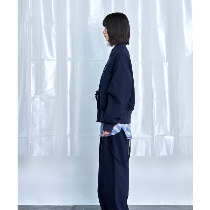 Cocoon Wide Line Suspenders Pants | Nora Lily | 詳細画像24 