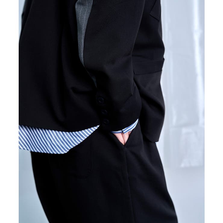 Stripe Panel Relaxed Pant | Nora Lily | 詳細画像13 