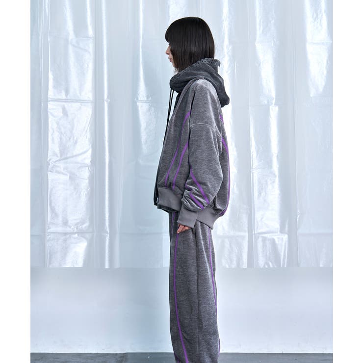 Curved Line Track Pants | Nora Lily | 詳細画像17 