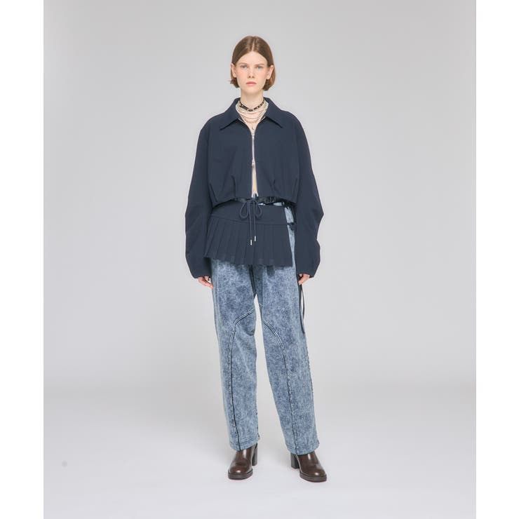 Chemical Denim Like Sweat Pants | Nora Lily | 詳細画像9 