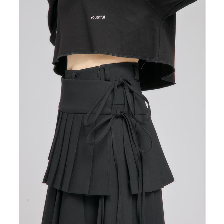 Middle Length Pleated Skirt[品番：NORW0000023]｜Nora Lily