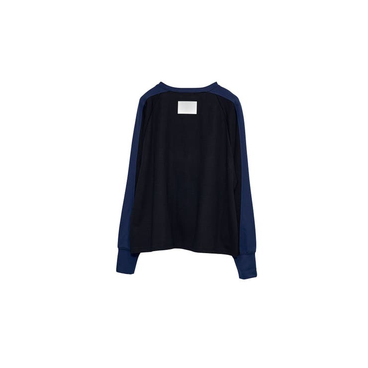 Switching Bi-Color Tuck Raglan Tee | Nora Lily | 詳細画像30 