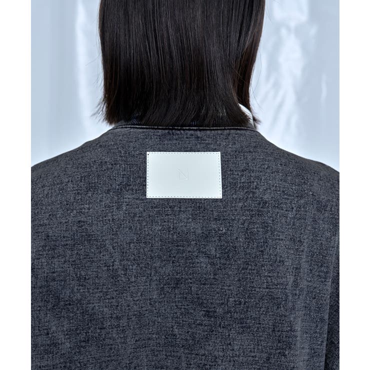 Denim-Look Pullover Sweatshirt | Nora Lily | 詳細画像15 