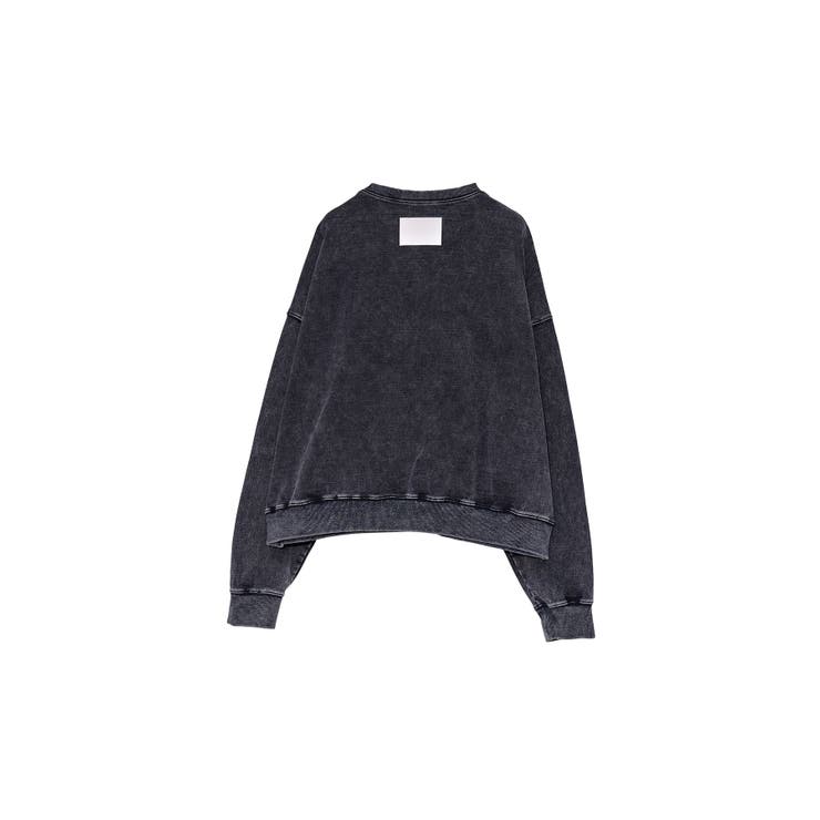 Denim-Look Pullover Sweatshirt | Nora Lily | 詳細画像20 
