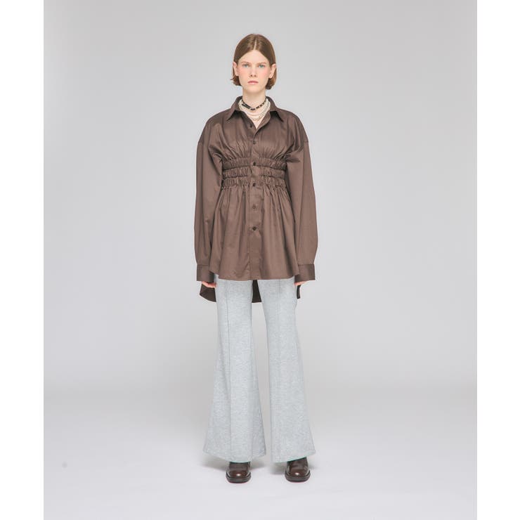 Waist Gathering Long Shirts | Nora Lily | 詳細画像18 