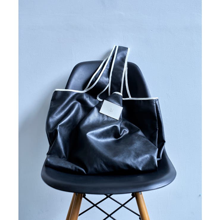 Smooth Fake Leather Combi Bag | Nora Lily | 詳細画像6 