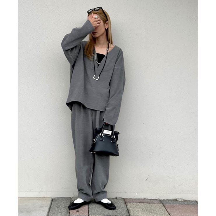 Double waist Compressed Pants | Nora Lily | 詳細画像14 