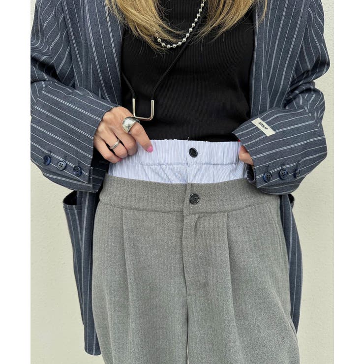 Double waist Compressed Pants | Nora Lily | 詳細画像19 