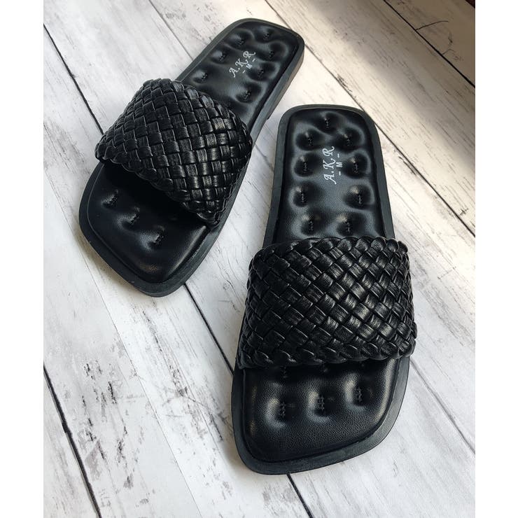 メッシュスクエアフラットサンダル | Noubel Voug Relax | 詳細画像4 