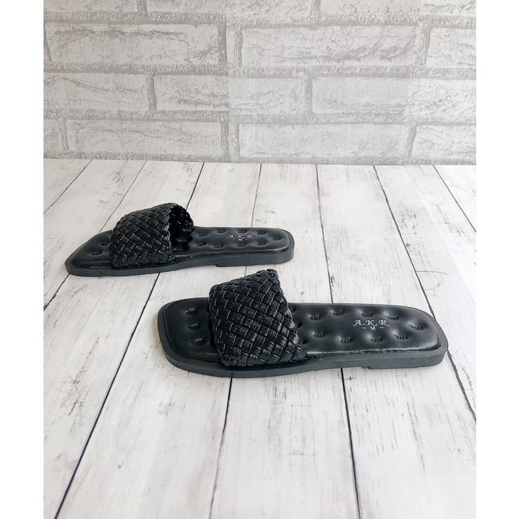 メッシュスクエアフラットサンダル | Noubel Voug Relax | 詳細画像5 