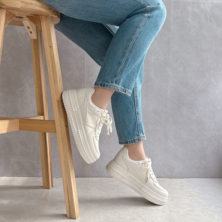 トレンド感アップ! ボリュームソール スタイリッシュスニーカー | Noubel Voug Relax | 詳細画像10 