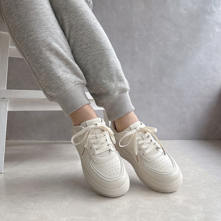 トレンド感アップ! ボリュームソール スタイリッシュスニーカー | Noubel Voug Relax | 詳細画像12 