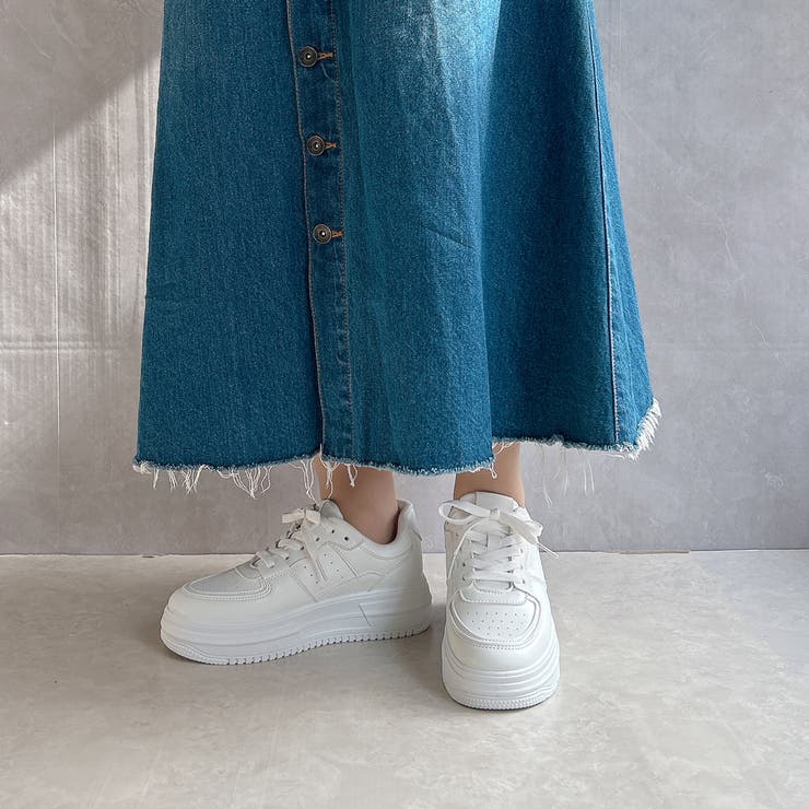 トレンド感アップ! ボリュームソール スタイリッシュスニーカー | Noubel Voug Relax | 詳細画像25 