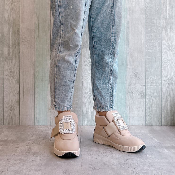 3WAY ビジューバックル もこもこボリューム 撥水スニーカー | Noubel Voug Relax | 詳細画像12 